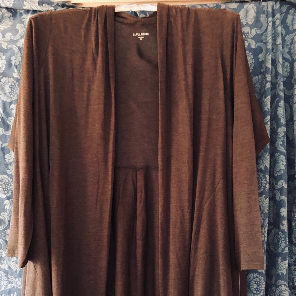 NWT Size 2X Eileen Fisher Woman Silk Cotton Cardi